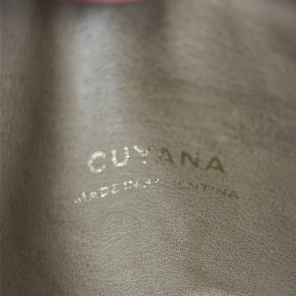 Cuyana Burgundy  Leather Cosmetic Bag Set - Picture 2 of 10